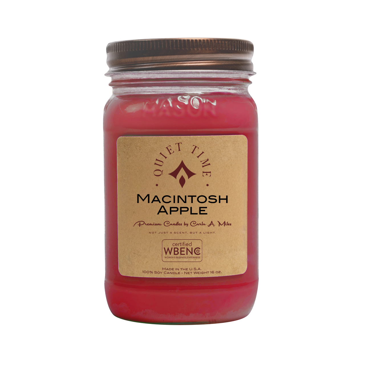 Macintosh Apple | Pure Soy Wax Candle | Made in USA