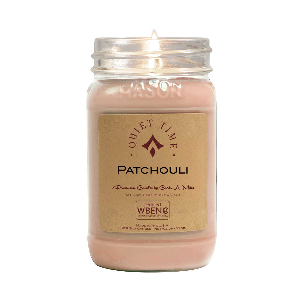 Patchouli | Pure Soy Wax Candle | Made in USA