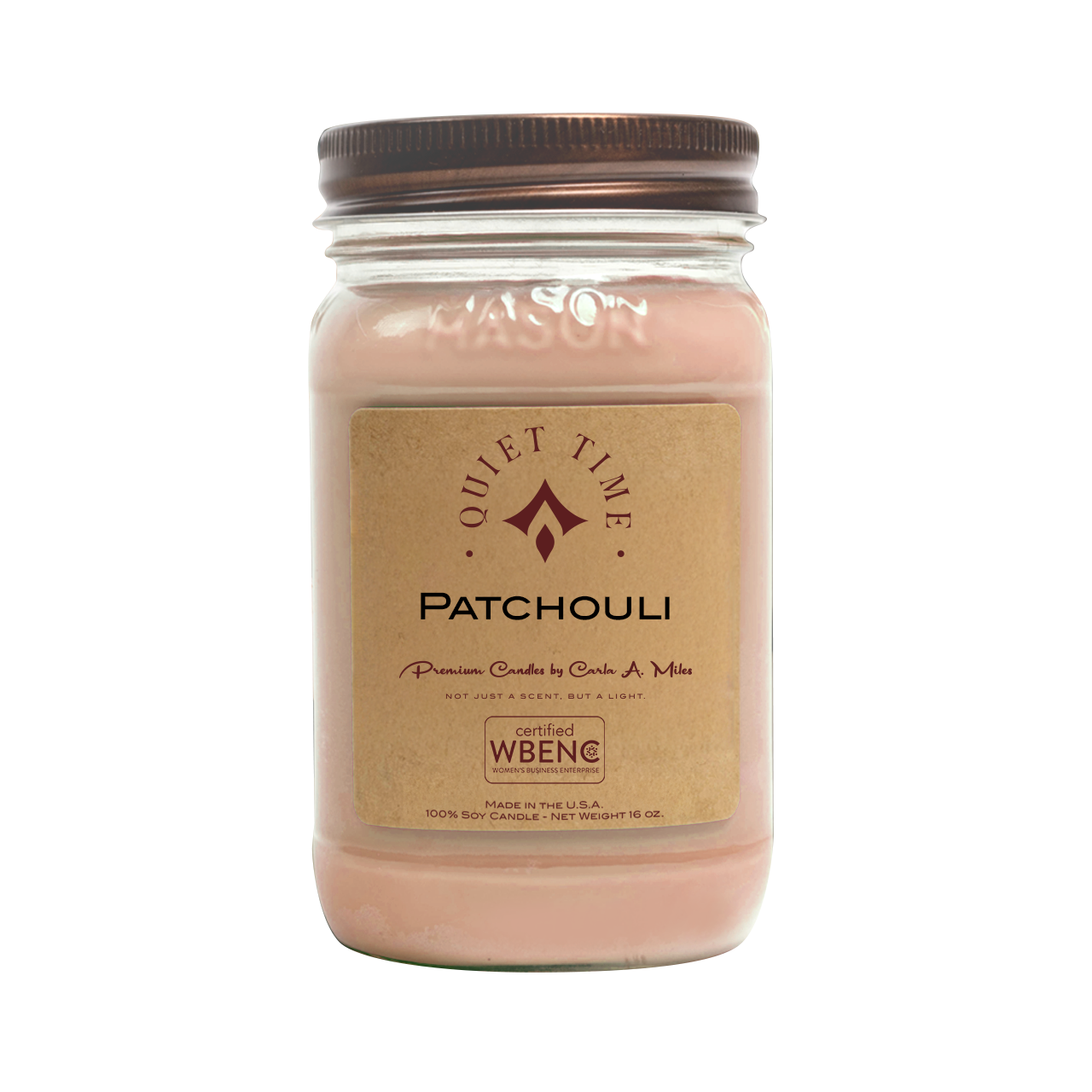 Patchouli | Pure Soy Wax Candle | Made in USA