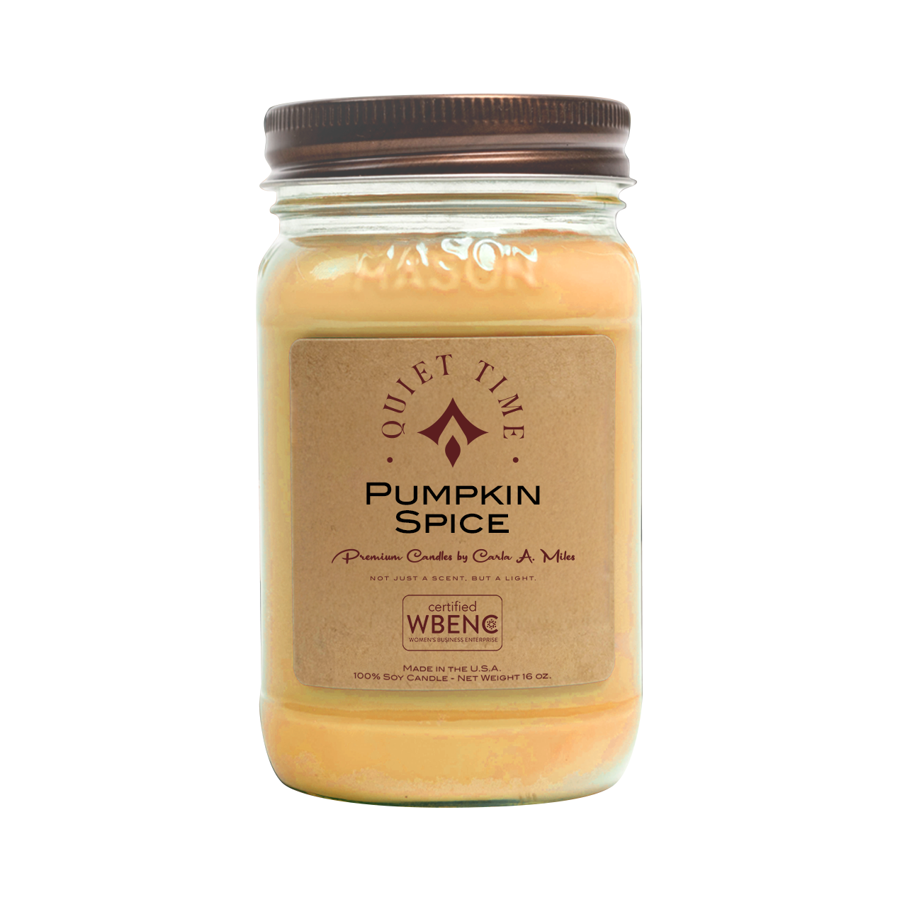 Pumpkin Spice | Pure Soy Wax Candle | Made in USA