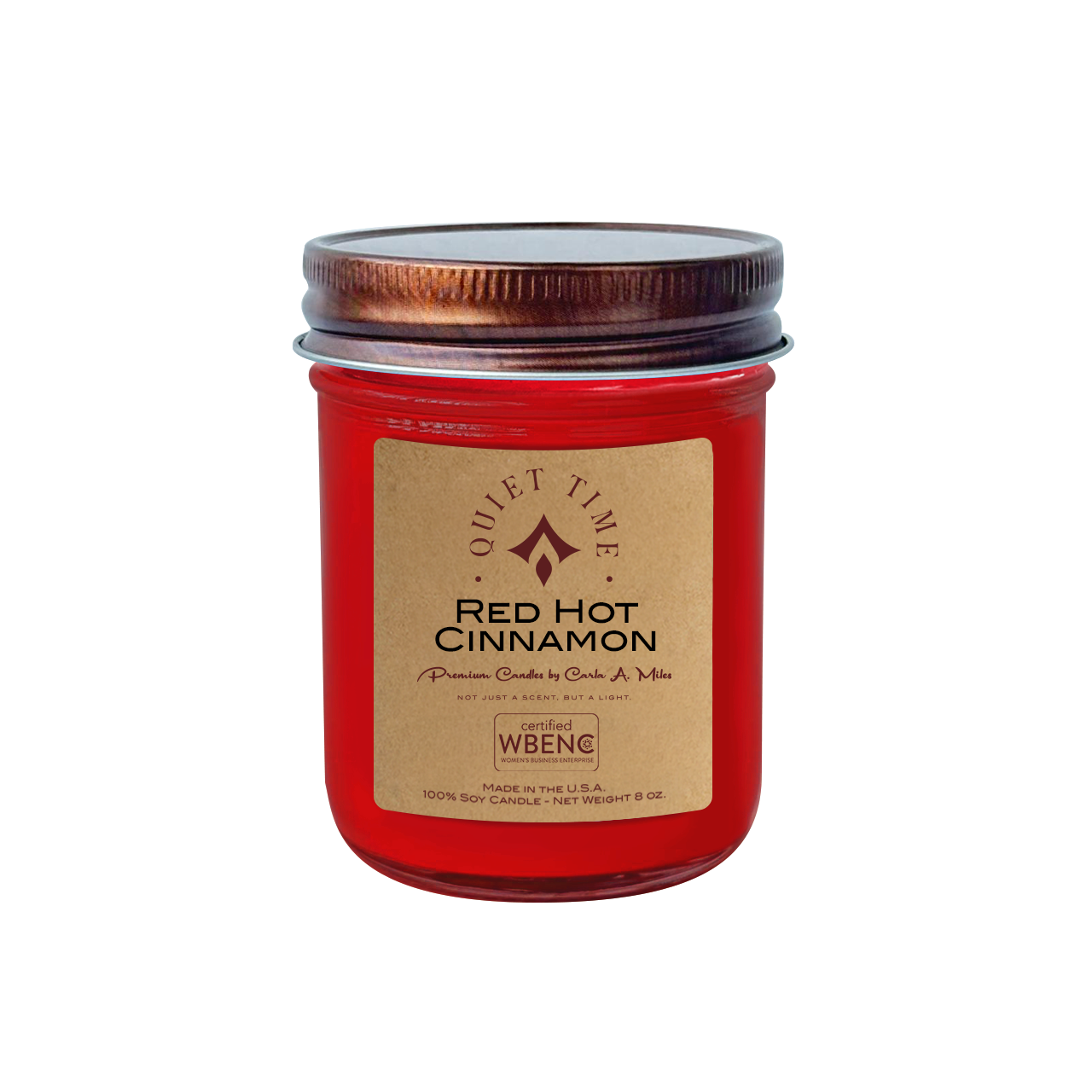 Red Hot Cinnamon | Pure Soy Wax Candle | Made in USA
