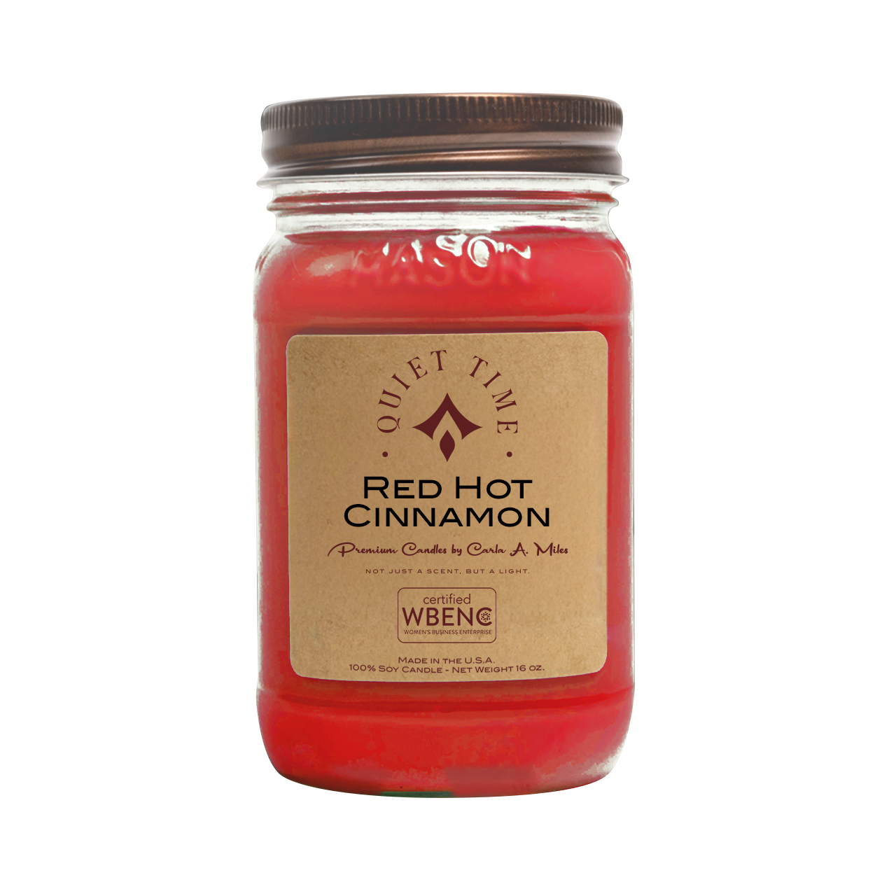 Red Hot Cinnamon | Pure Soy Wax Candle | Made in USA