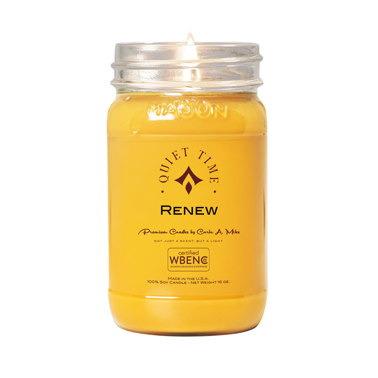 Renew | Pure Soy Wax Candle | Made in USA