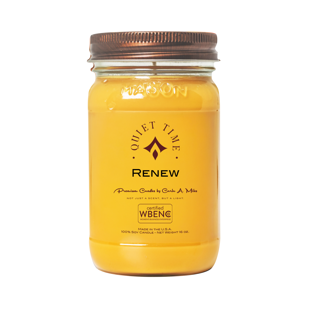 Renew | Pure Soy Wax Candle | Made in USA