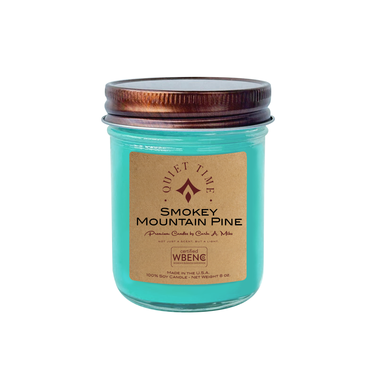 Smoky Mountain Pine | Pure Soy Wax Candle | Made in USA