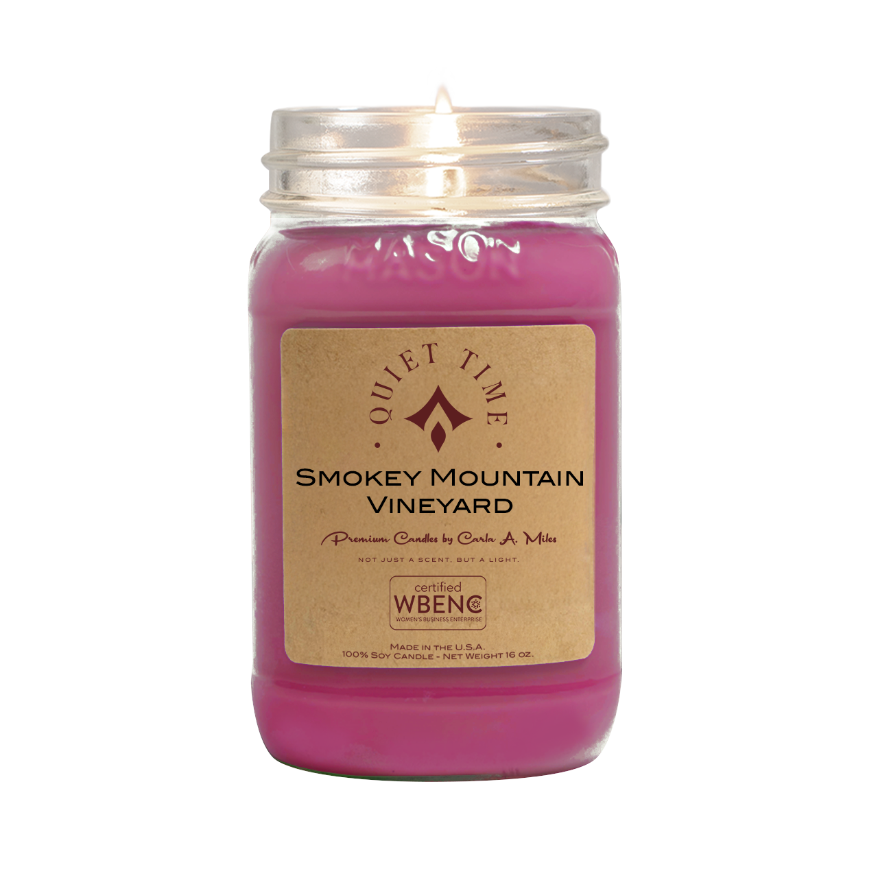 Smoky Mountain Vineyard | Pure Soy Wax Candle | Made in USA