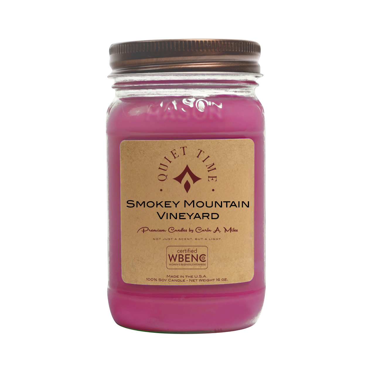 Smoky Mountain Vineyard | Pure Soy Wax Candle | Made in USA