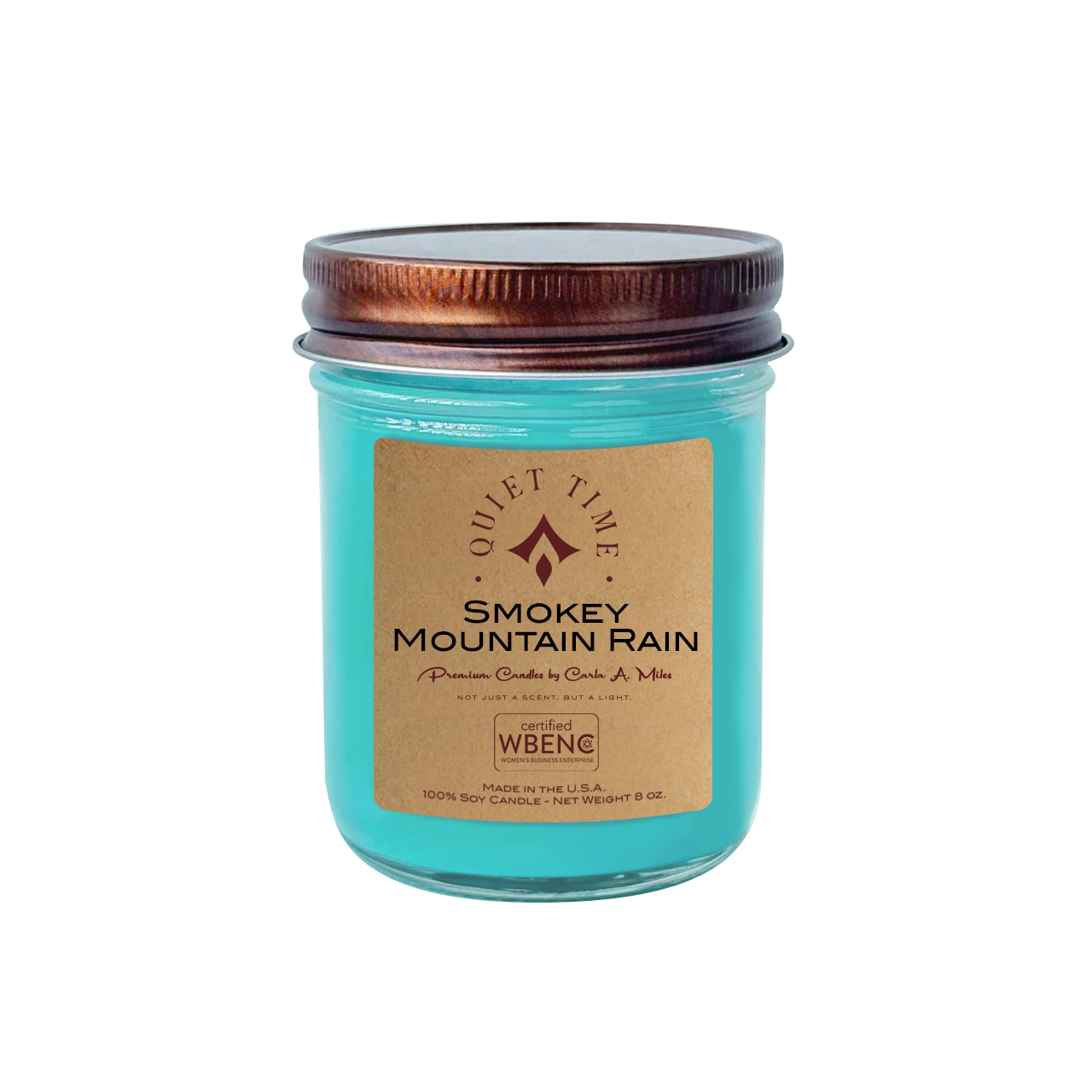 Smoky Mountain Rain | Pure Soy Wax Candle | Made in USA