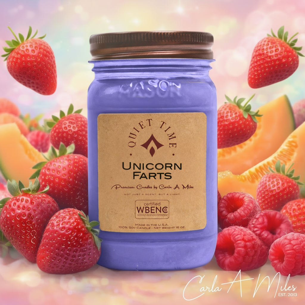 Unicorn Farts | Pure Soy Wax Candle | Made in USA