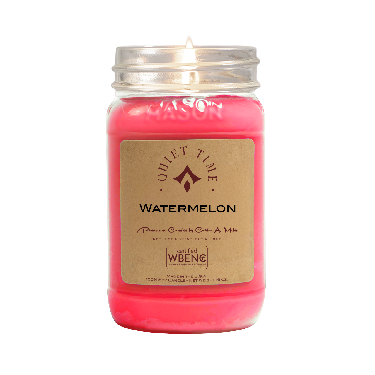 Watermelon | Pure Soy Wax Candle | Made in USA