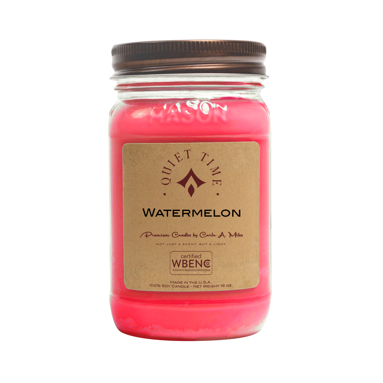 Watermelon | Pure Soy Wax Candle | Made in USA