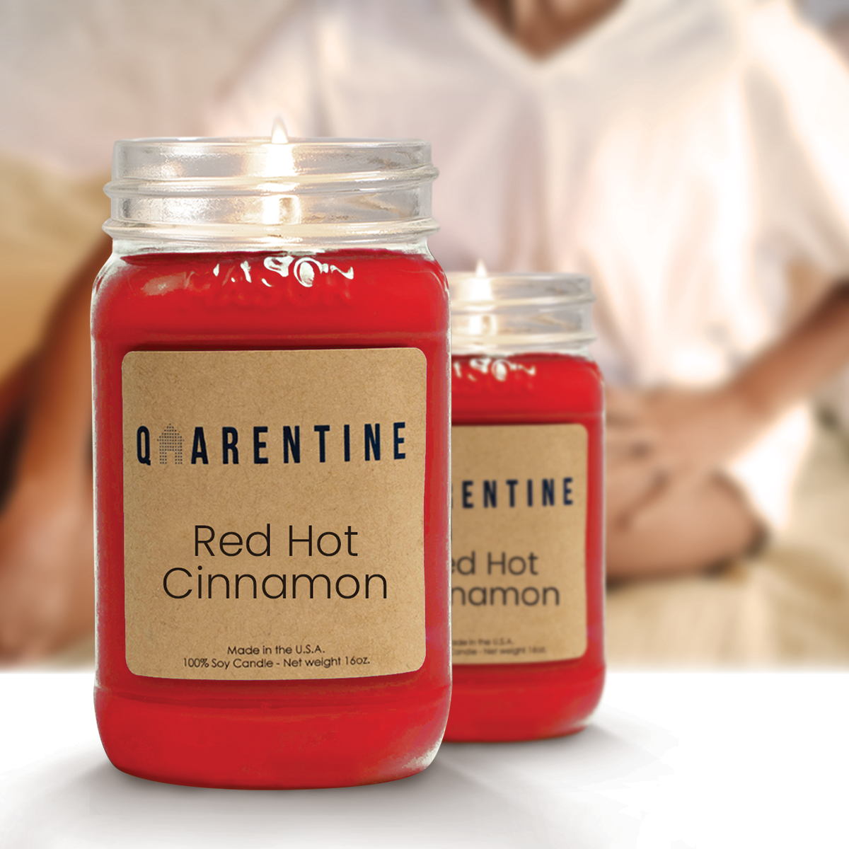 Red Hot Cinnamon | Pure Soy Wax Candle | Made in USA