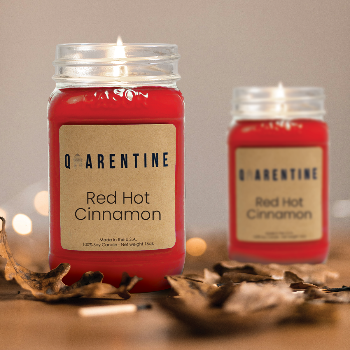 Red Hot Cinnamon | Pure Soy Wax Candle | Made in USA