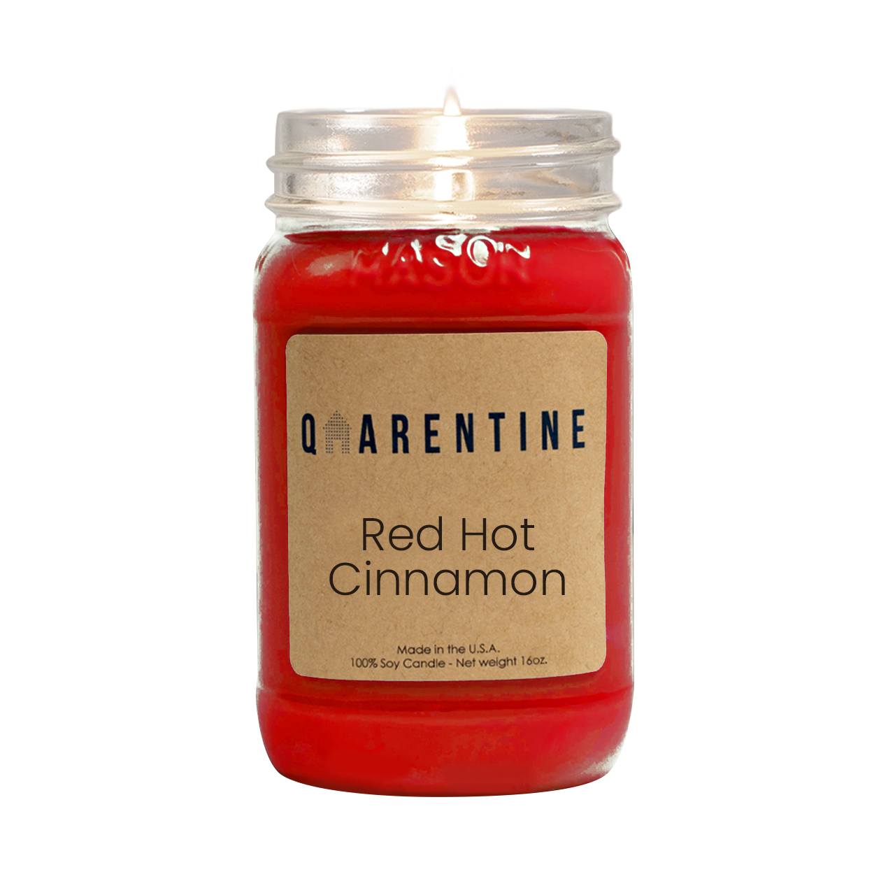 Red Hot Cinnamon | Pure Soy Wax Candle | Made in USA