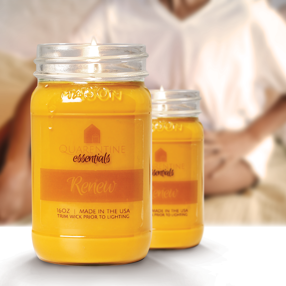 Renew | Pure Soy Wax Candle | Made in USA