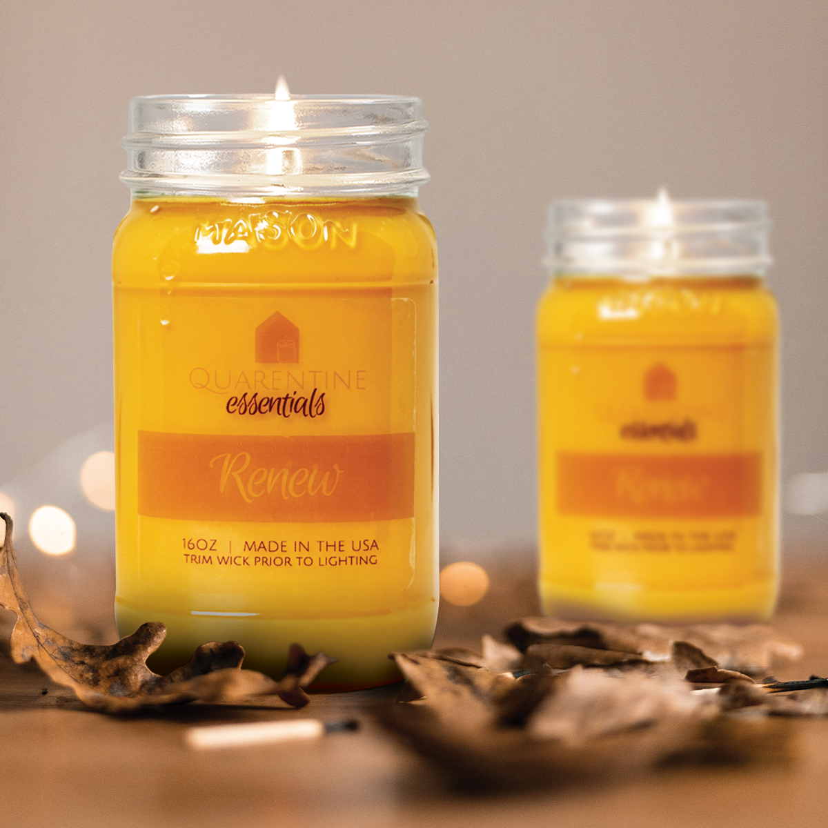 Renew | Pure Soy Wax Candle | Made in USA