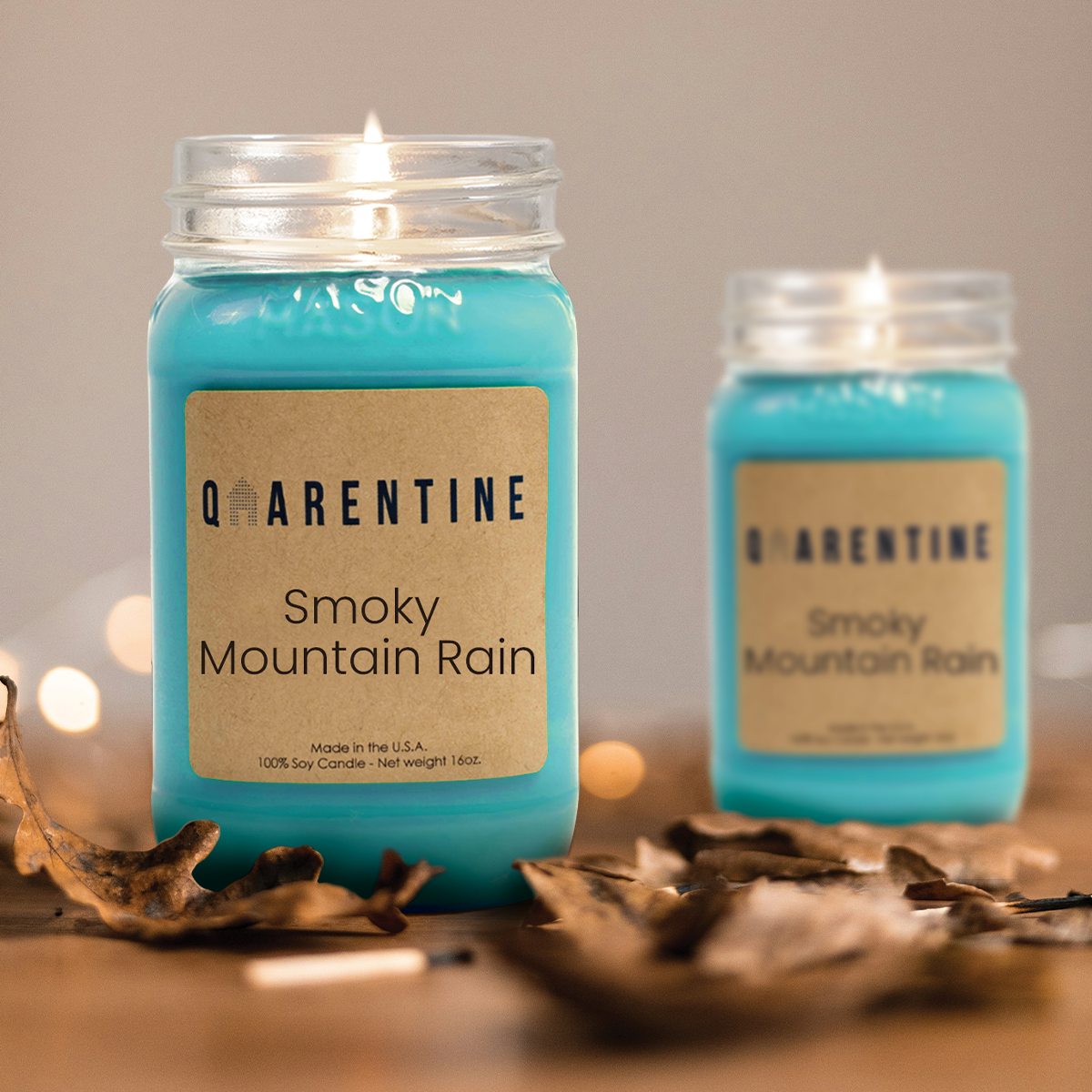 Smoky Mountain Rain | Pure Soy Wax Candle | Made in USA