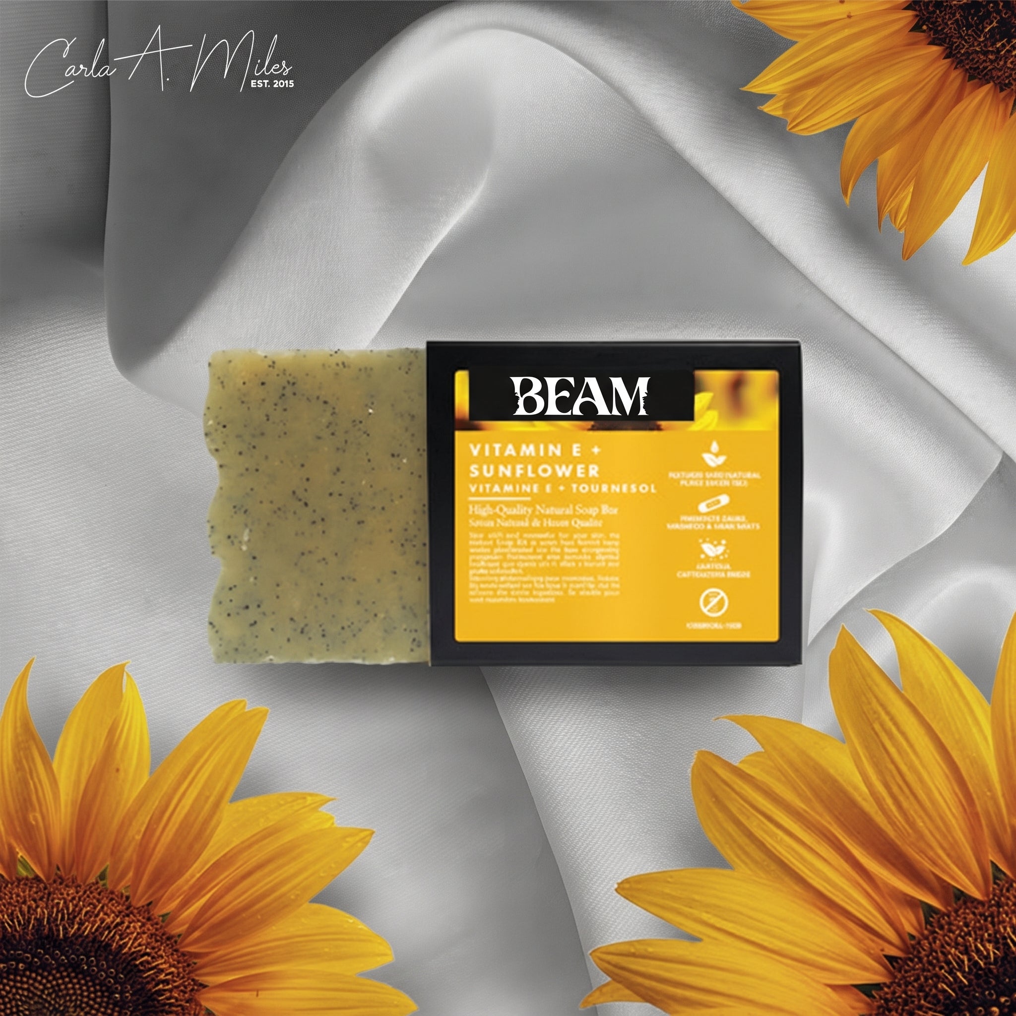 Vitamin E + Sunflower Soap Bar | Chemical Free | All Natural