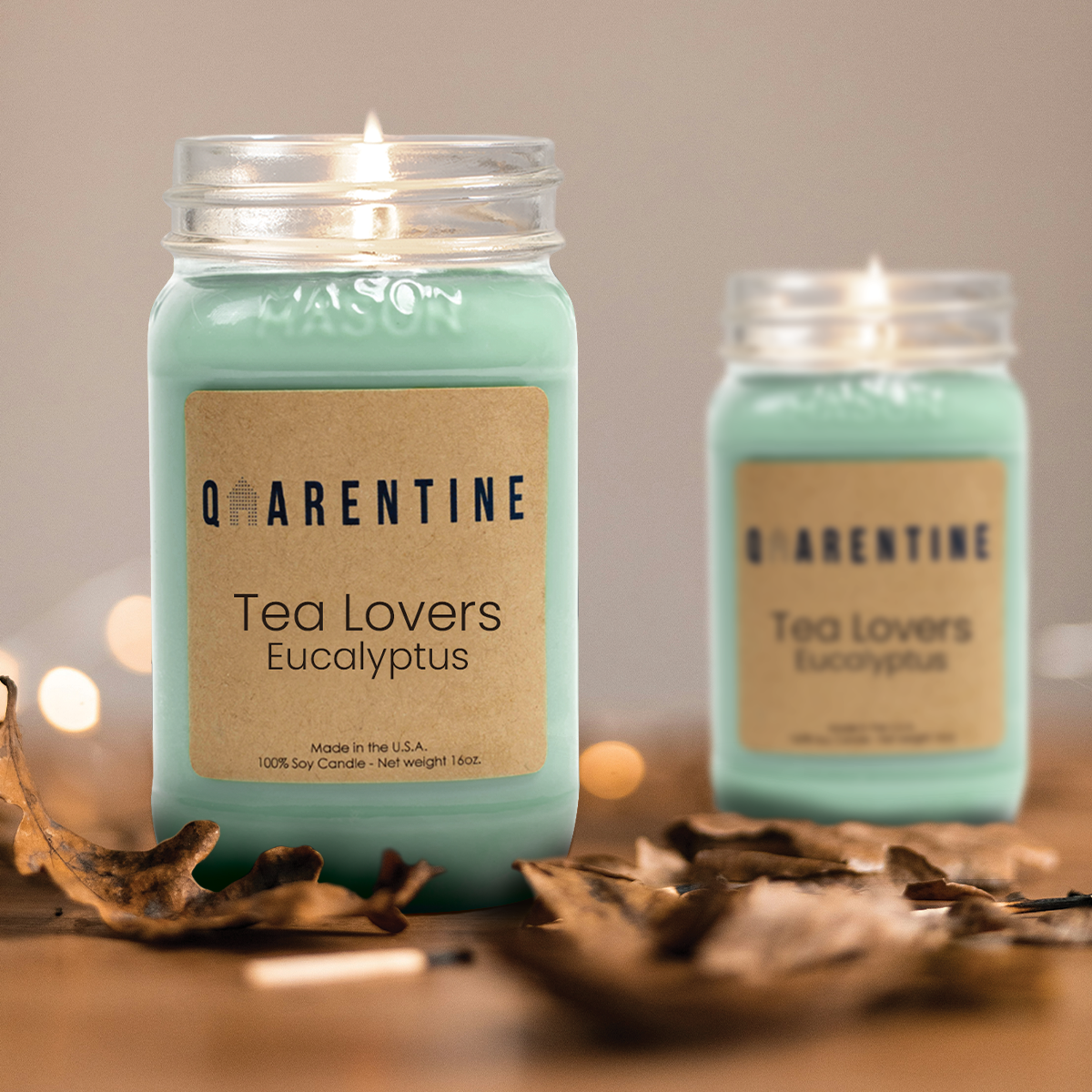 Tea Lovers Eucalyptus | Pure Soy Wax Candle | Made in USA