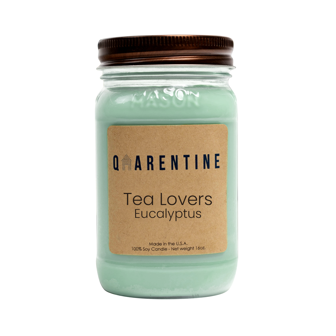 Tea Lovers Eucalyptus | Pure Soy Wax Candle | Made in USA