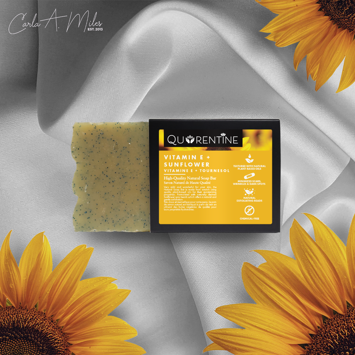 Vitamin E + Sunflower Soap Bar | Chemical Free | All Natural