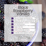 Black Raspberry Vanilla | Pure Soy Wax Candle | Made in USA