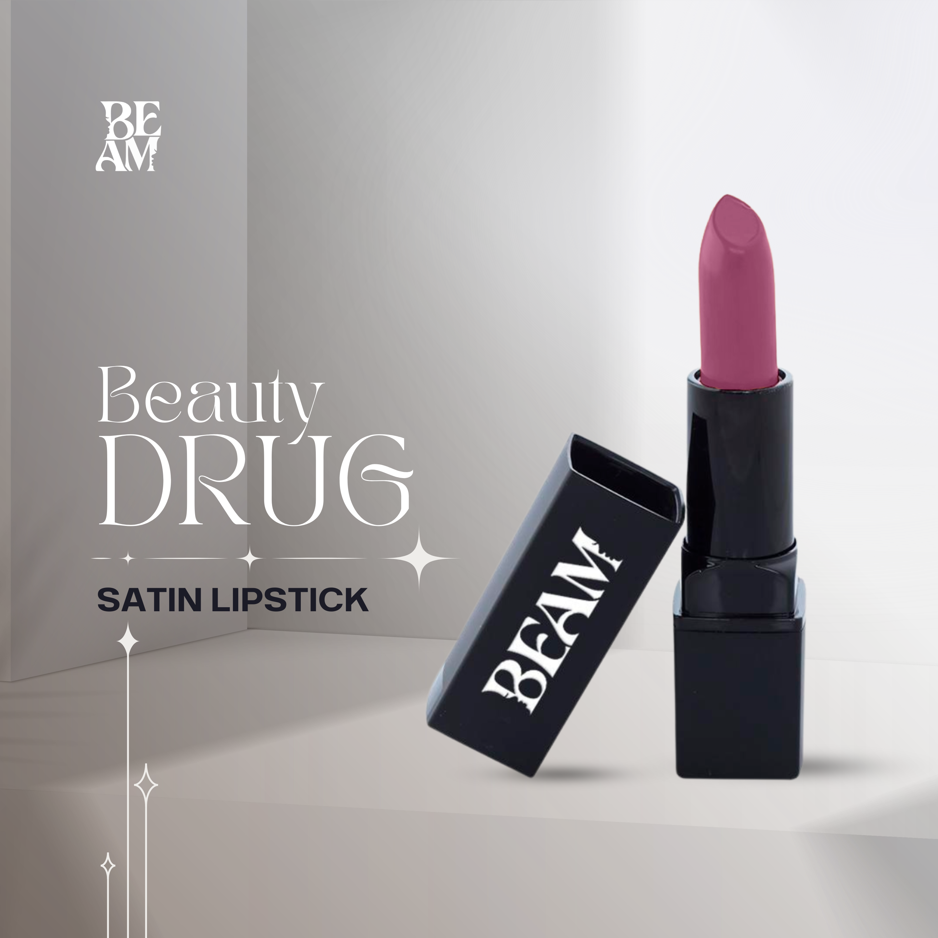 BEAM Satin Lipstick (Darker Shades)