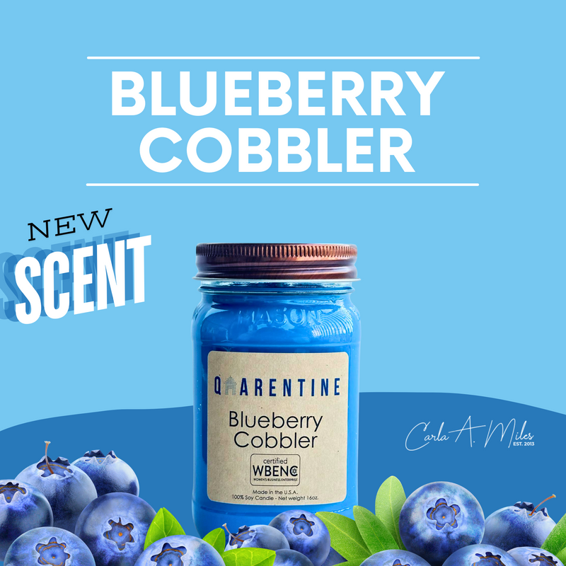 Blueberry Cobbler | Pure Soy Wax Candle | Made in USA