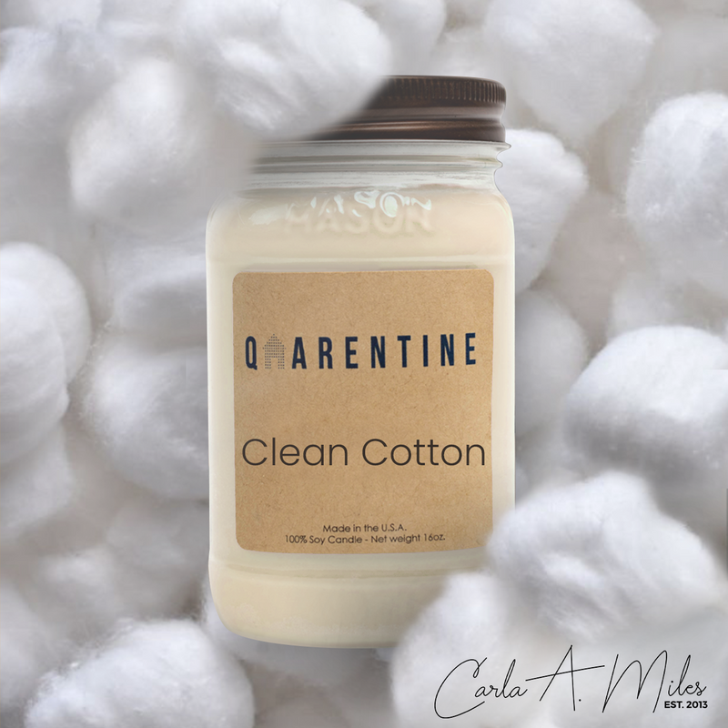 Clean Cotton | Pure Soy Wax Candle | Made in USA