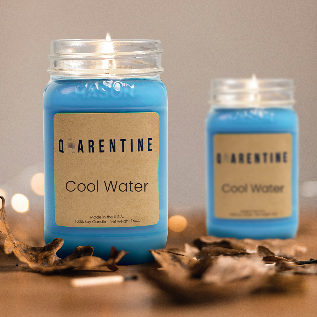 Cool Water | Pure Soy Wax Candle | Made in USA