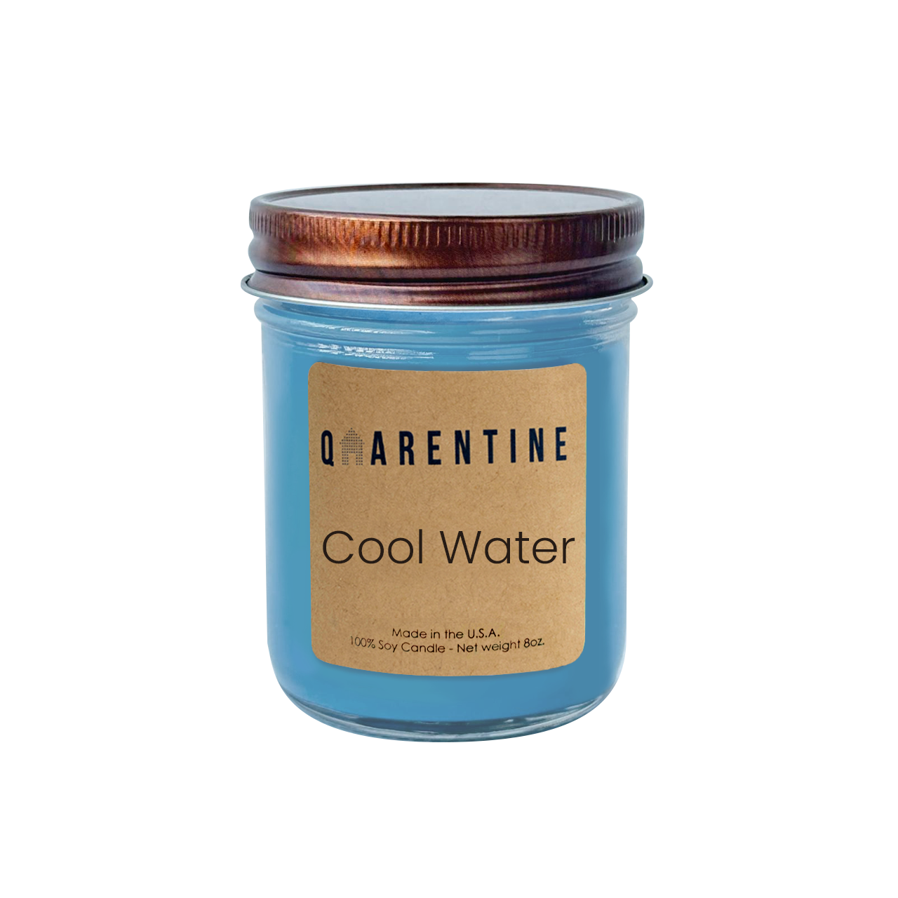 Cool Water | Pure Soy Wax Candle | Made in USA