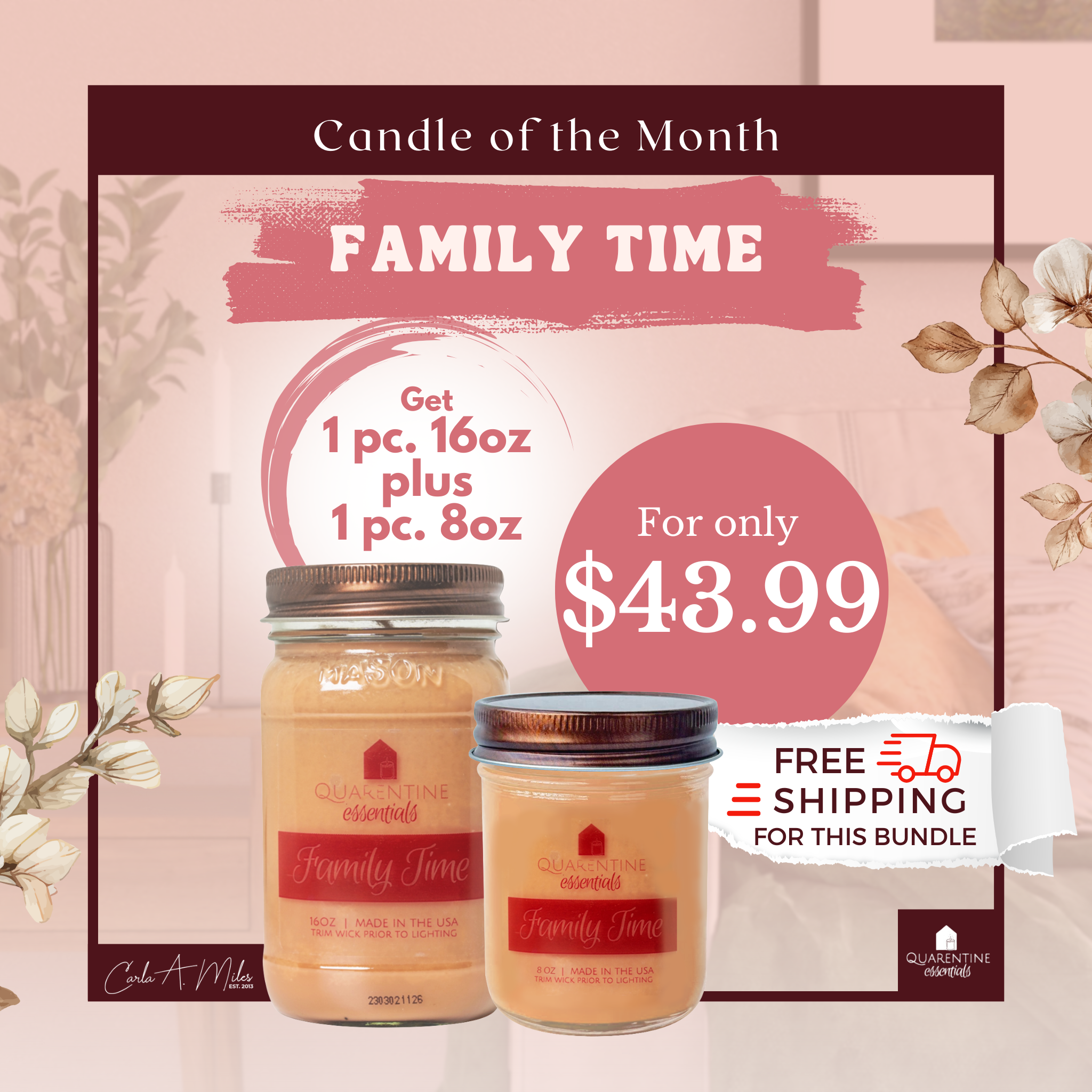 Candle of the Month - Family Time
