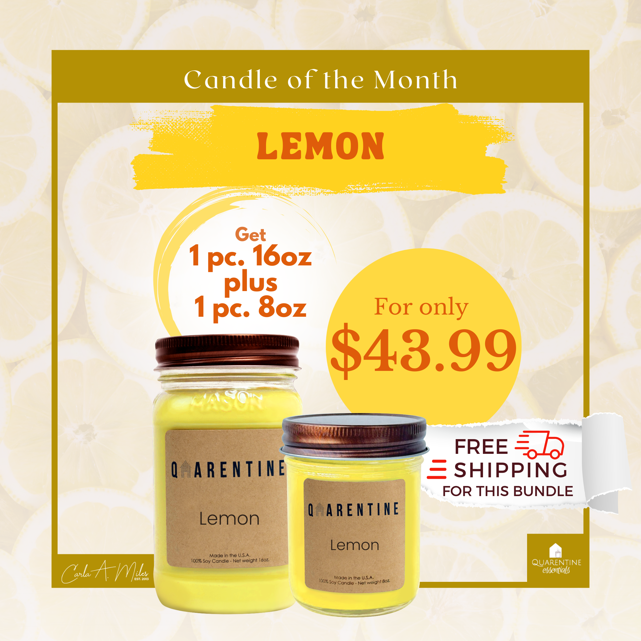 Candle of the Month - Lemon