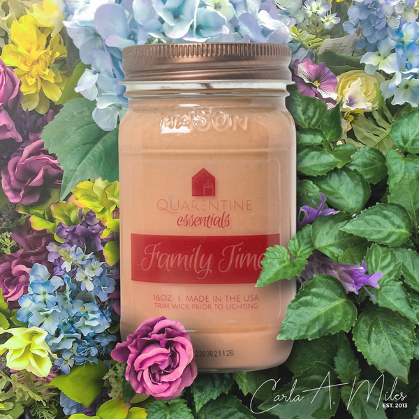 Family Time | Pure Soy Wax Candle | Made in USA