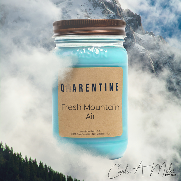 Fresh Mountain Air | Pure Soy Wax Candle | Made in USA