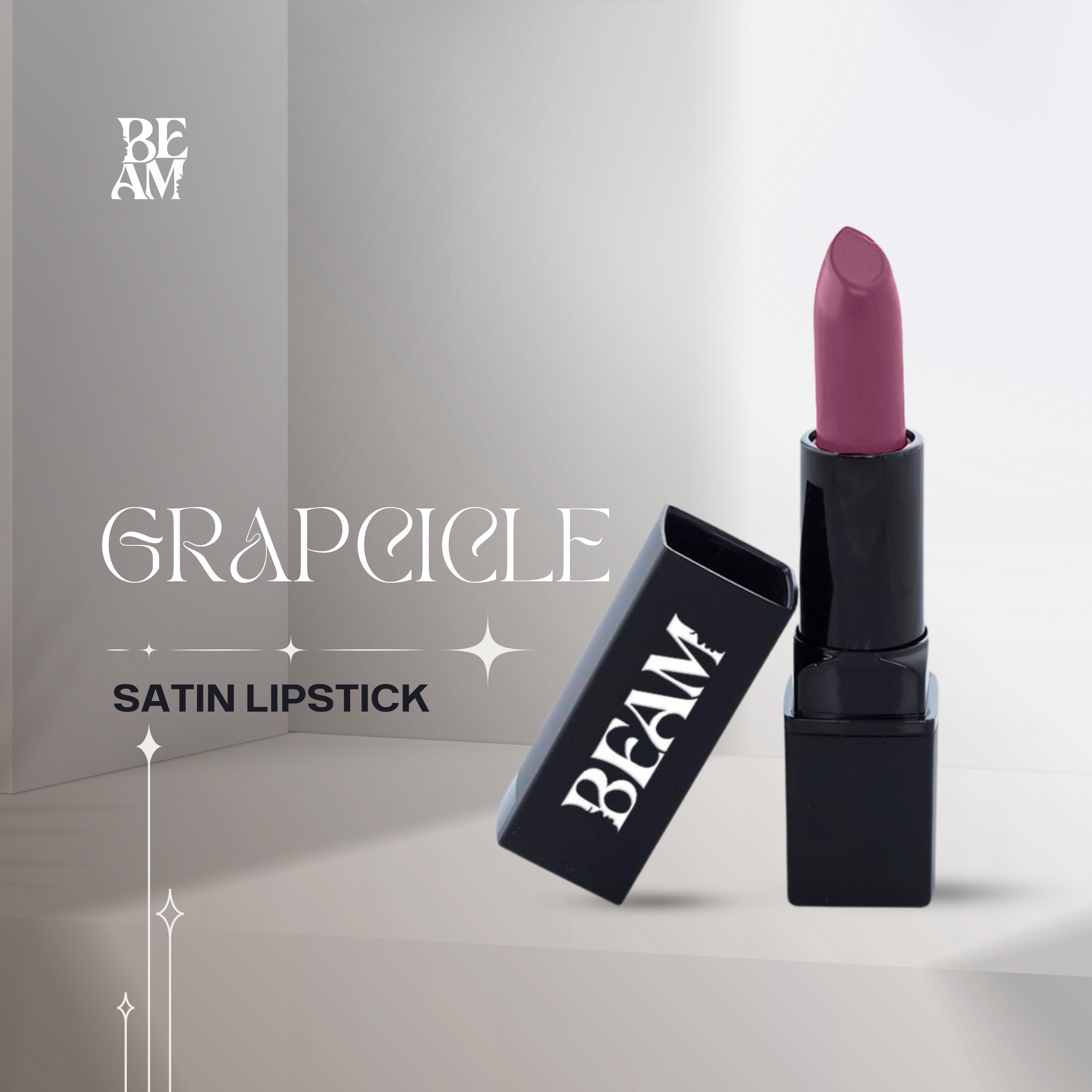 BEAM Satin Lipstick (Darker Shades)