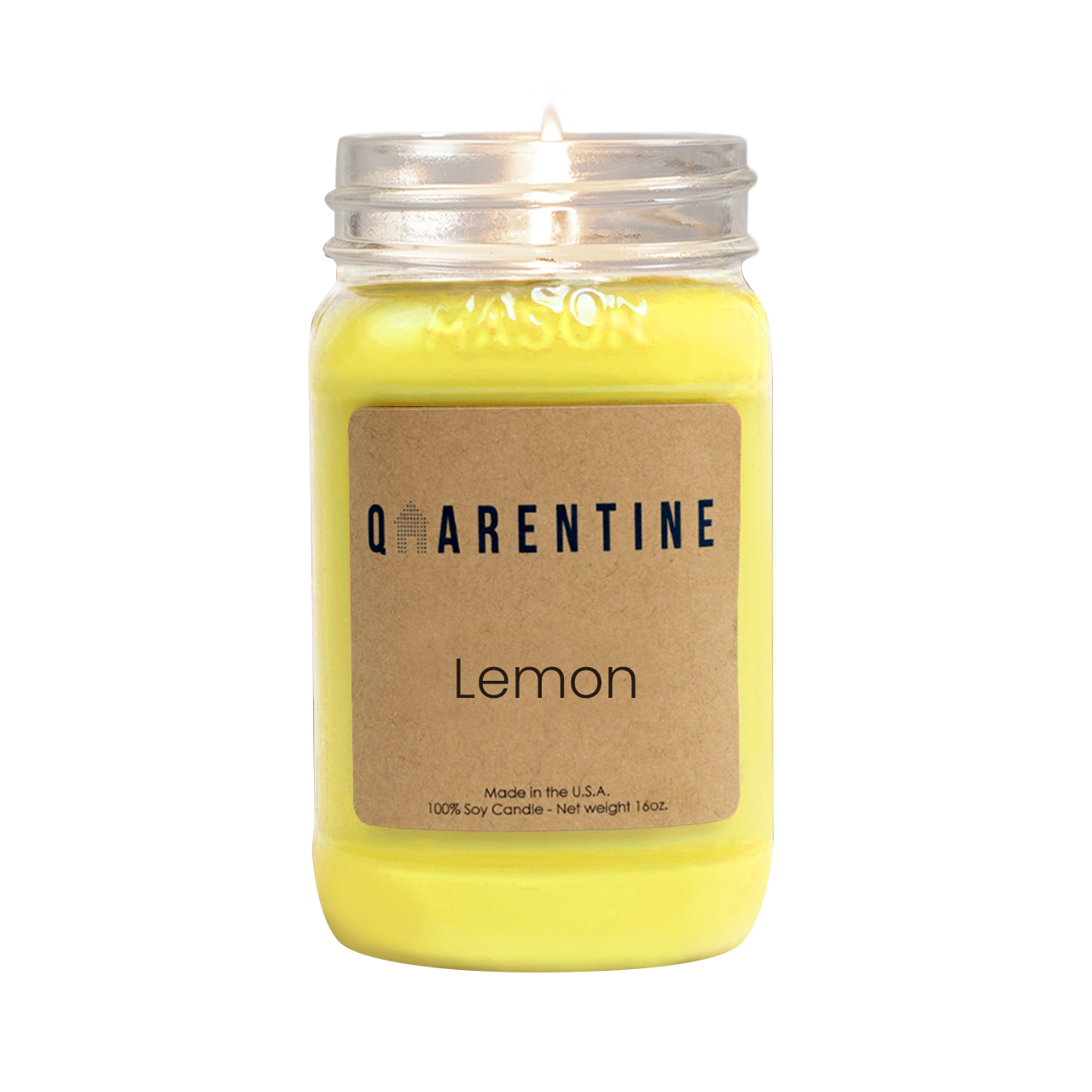 Lemon | Pure Soy Wax Candle | Made in USA