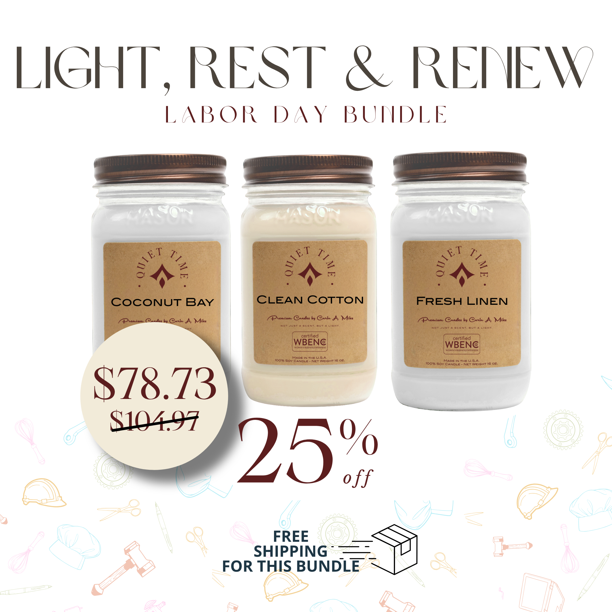 Light, Rest, and Renew - Labor Day Bundle