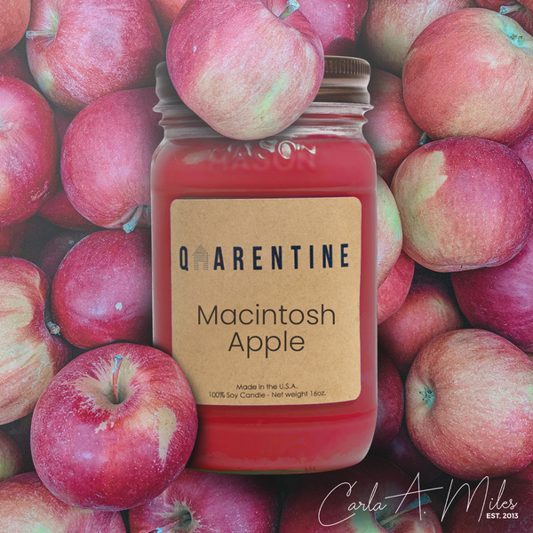 Macintosh Apple | Pure Soy Wax Candle | Made in USA