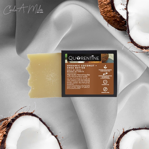 Organic Coconut and Shea Butter Soap Bar  | Chemical Free | All Natural