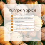 Pumpkin Spice | Pure Soy Wax Candle | Made in USA