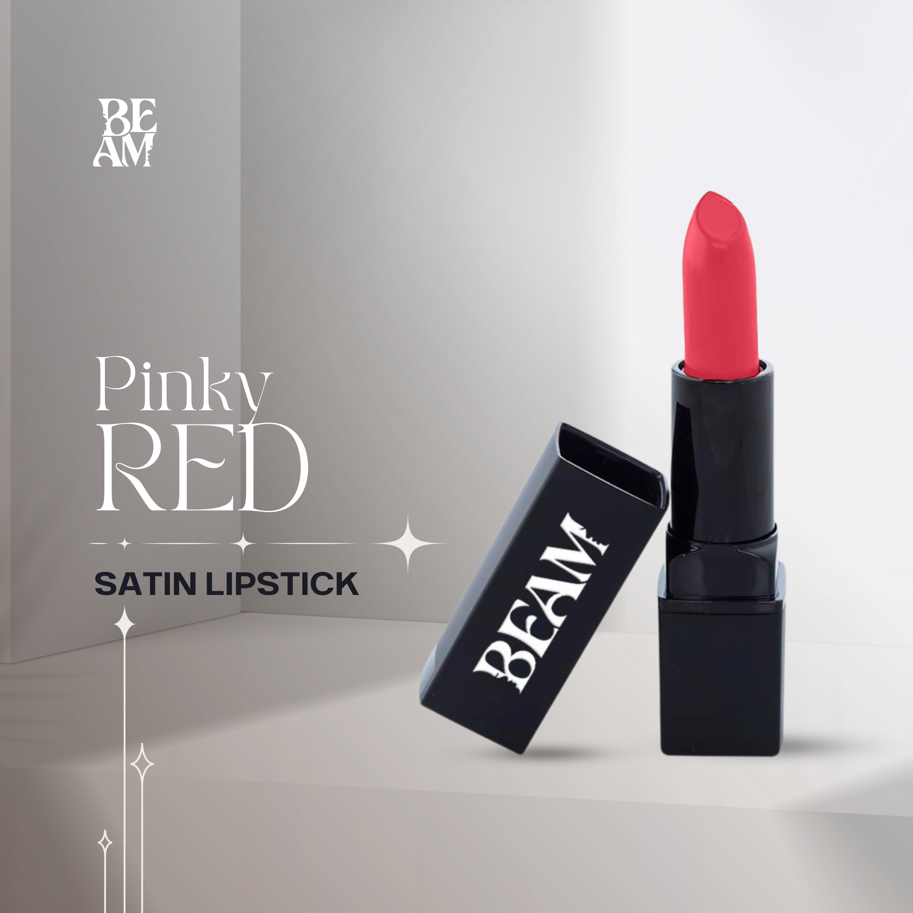 BEAM Satin Lipstick (Lighter Shades)