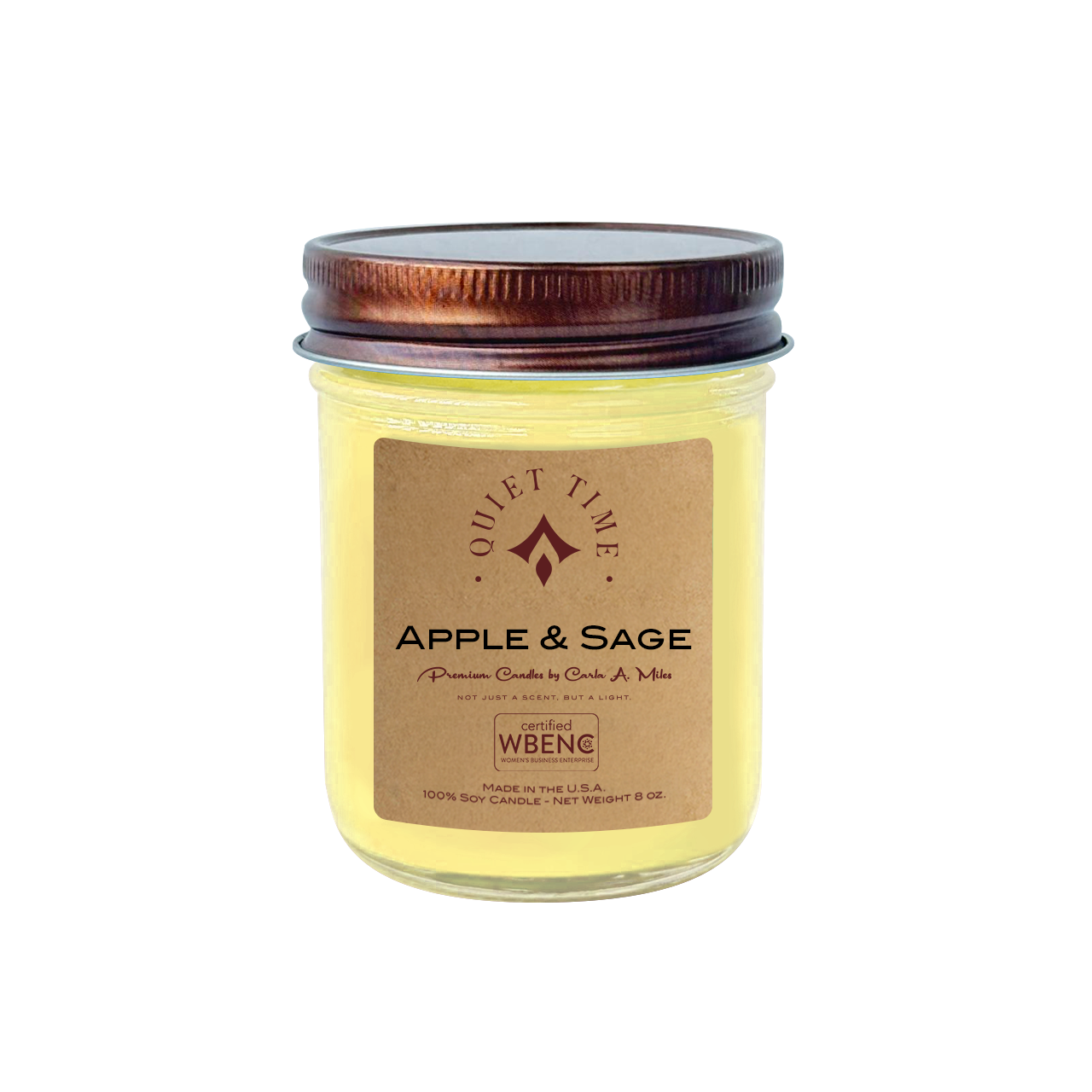 Apple Pumpkin | Pure Soy Wax Candle | Made in USA