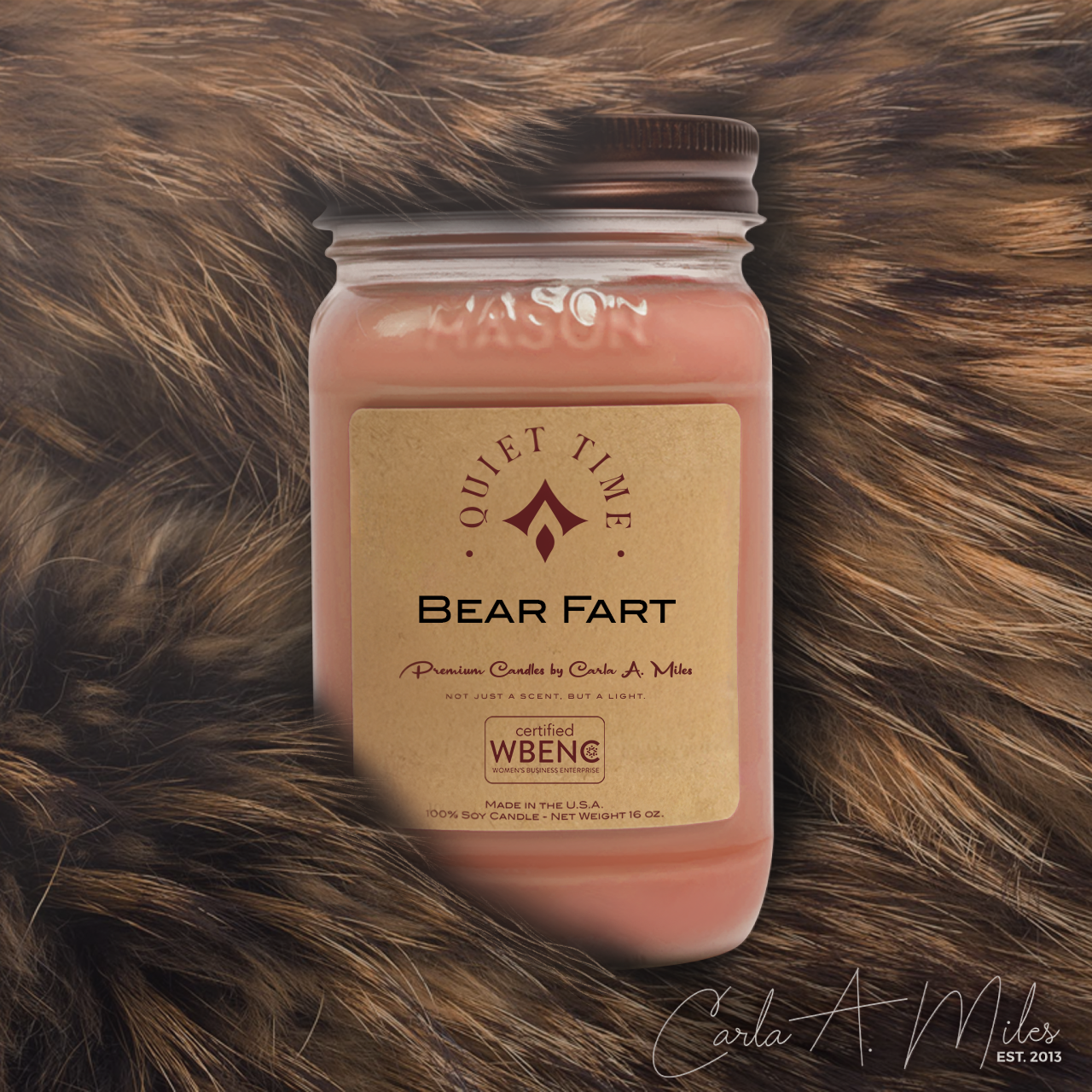 Bear Fart | Pure Soy Wax Candle | Made in USA
