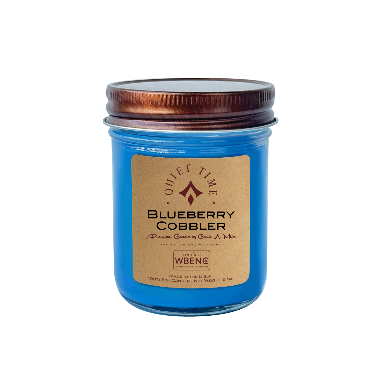 Blueberry Cobbler | Pure Soy Wax Candle | Made in USA