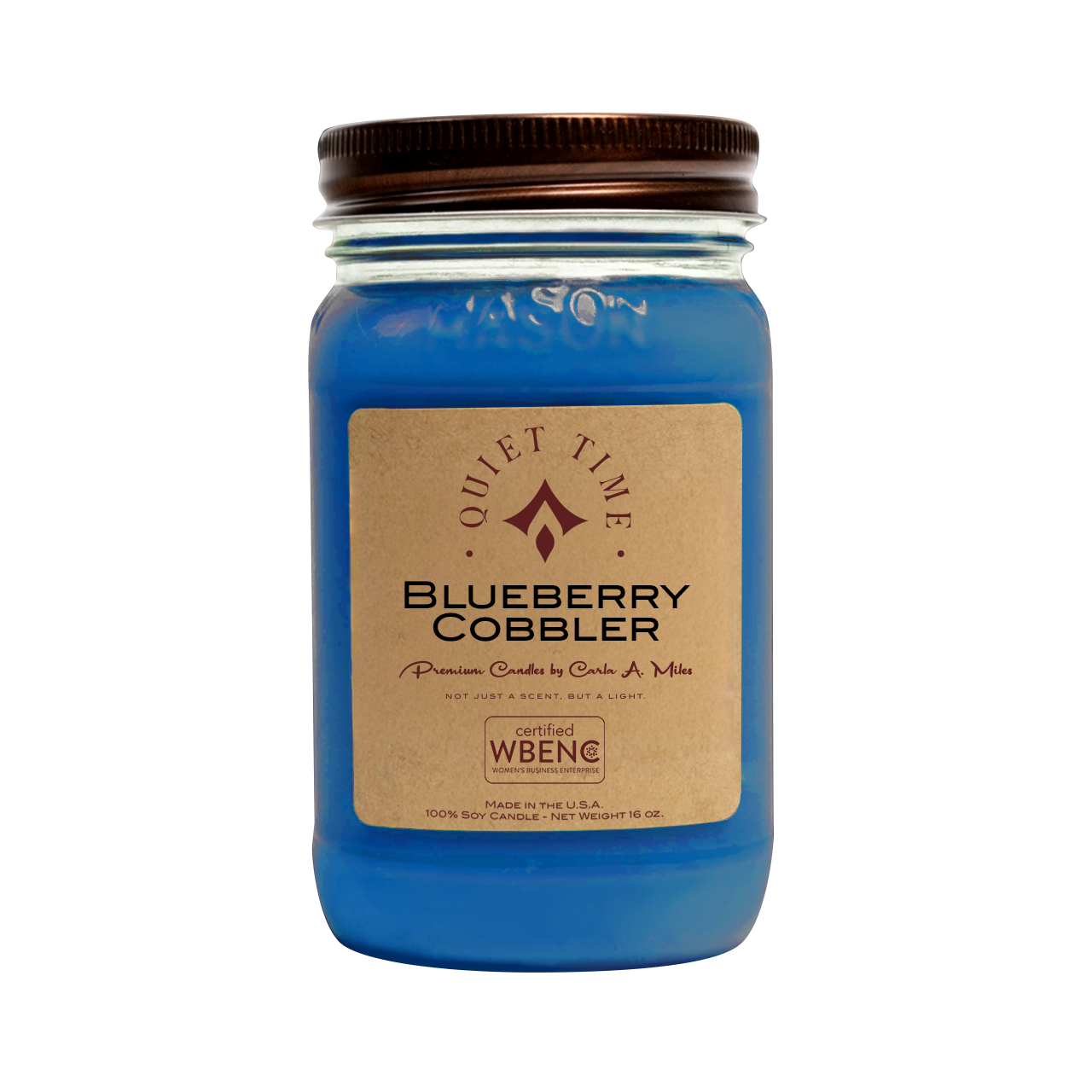 Blueberry Cobbler | Pure Soy Wax Candle | Made in USA