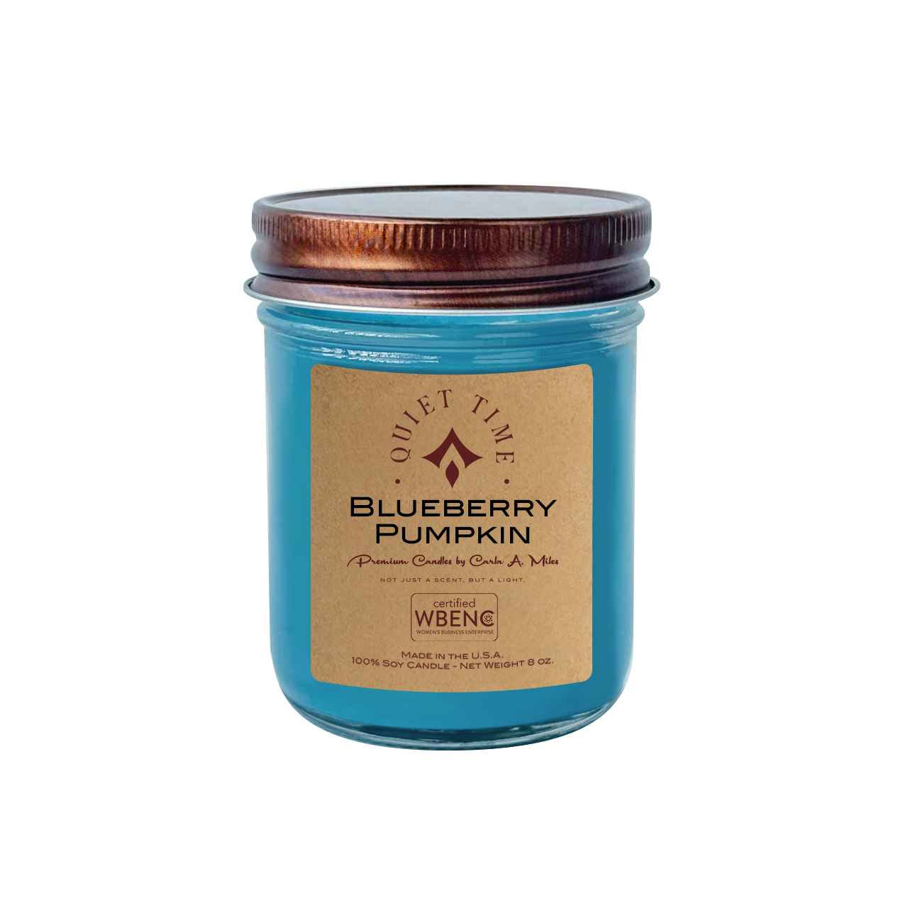 Blueberry Pumpkin | Pure Soy Wax Candle | Made in USA