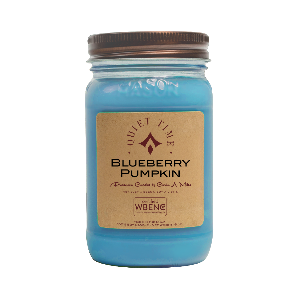 Blueberry Pumpkin | Pure Soy Wax Candle | Made in USA