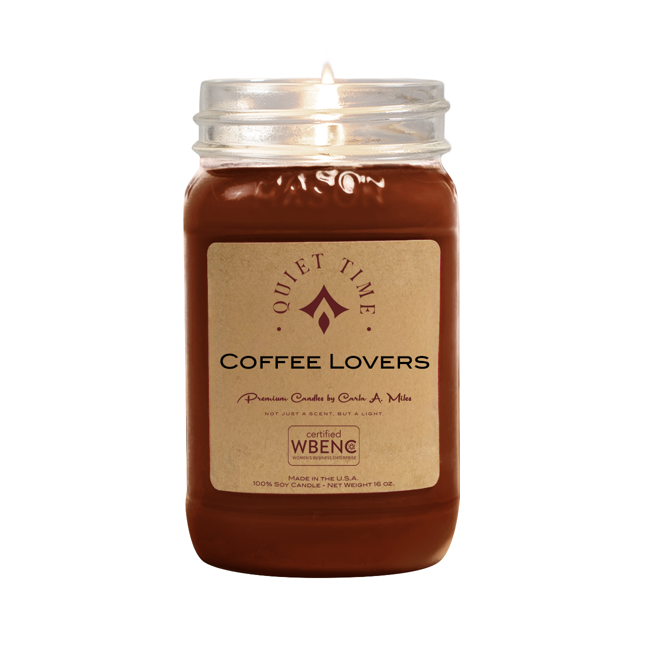 Coffee Lovers | Pure Soy Wax Candle | Made in USA