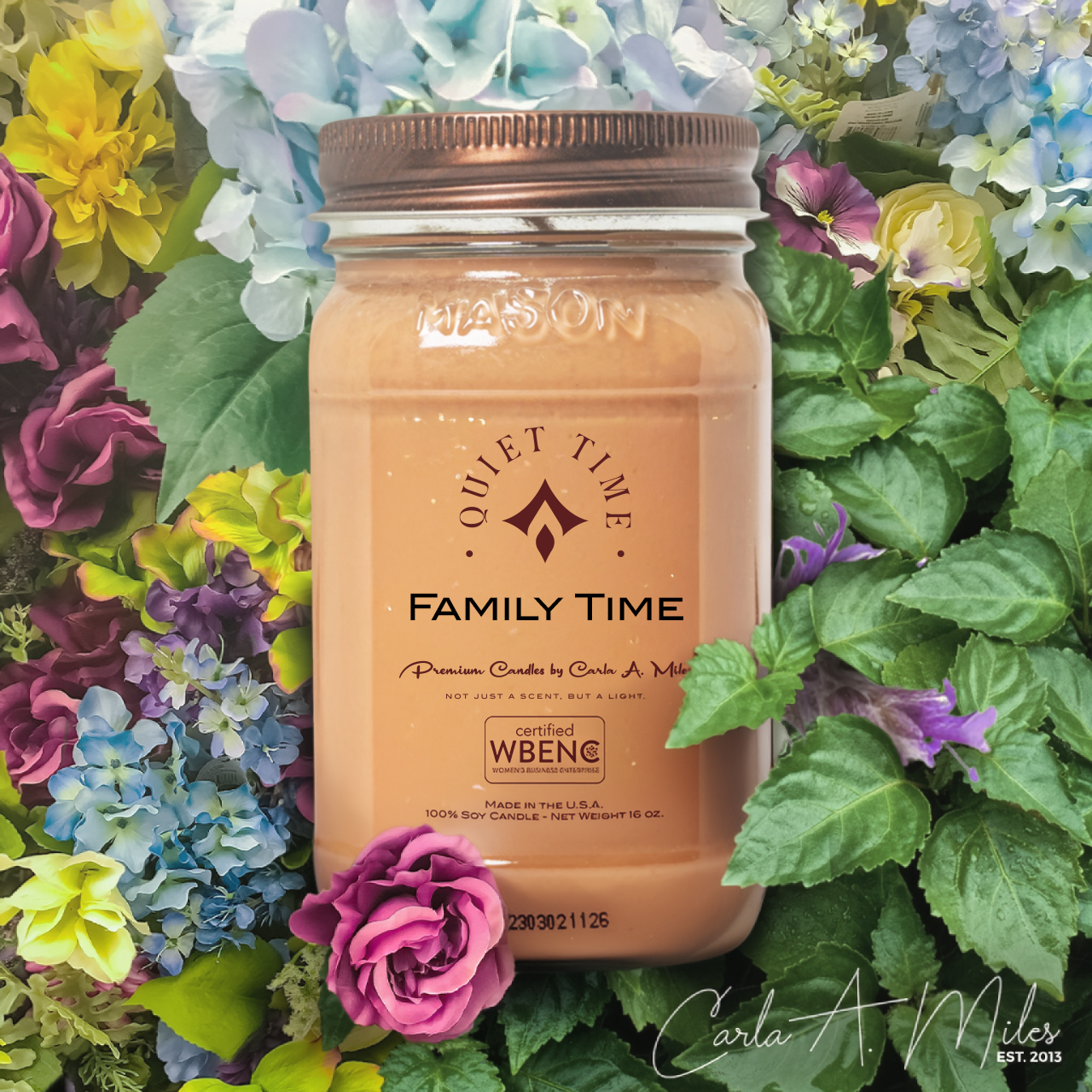 Family Time | Pure Soy Wax Candle | Made in USA